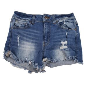 Wax Micro Jorts‎ sz S Women Hean Shorts Min8 Destructed Frayed Raw Hem Y2K 90s